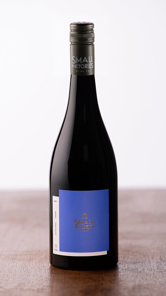 bottle of Small Victories Shiraz
