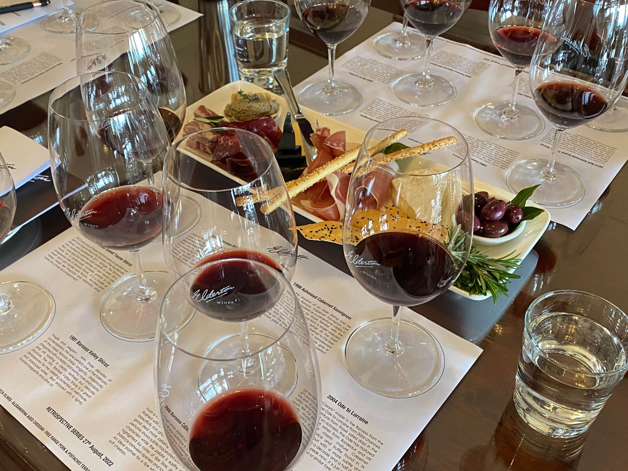 Barossa Valley winery tasting events Elderton Retrospective Tasting event cellar door events 